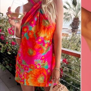 Show Me Your MuMu Vibrant Floral Mini Dress